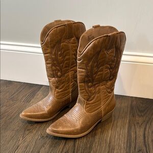 Coconuts Brown Western Cowboy Boots